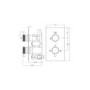 Axel Concealed Shower Valve - 1 Outlet - Chrome