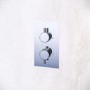 Axel Concealed Shower Valve - 2 Outlet - Chrome