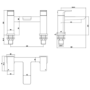 Black Bath Mixer Tap - Zana