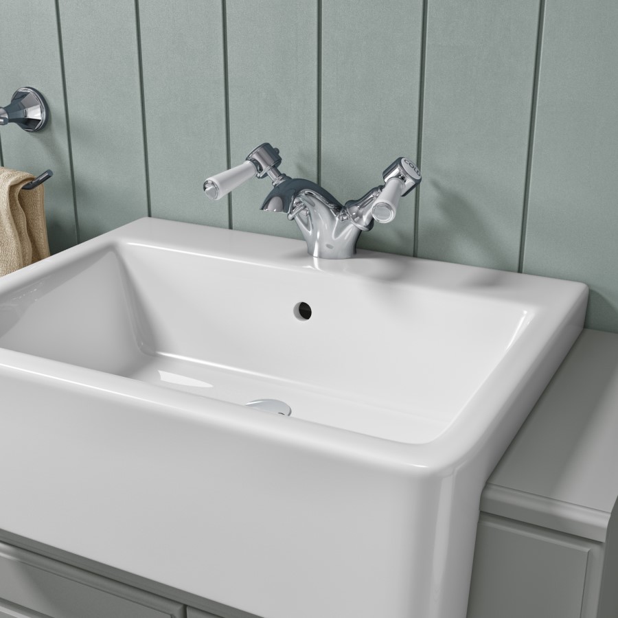 ONLY OPENED - Chrome Basin Mixer Tap - Helston