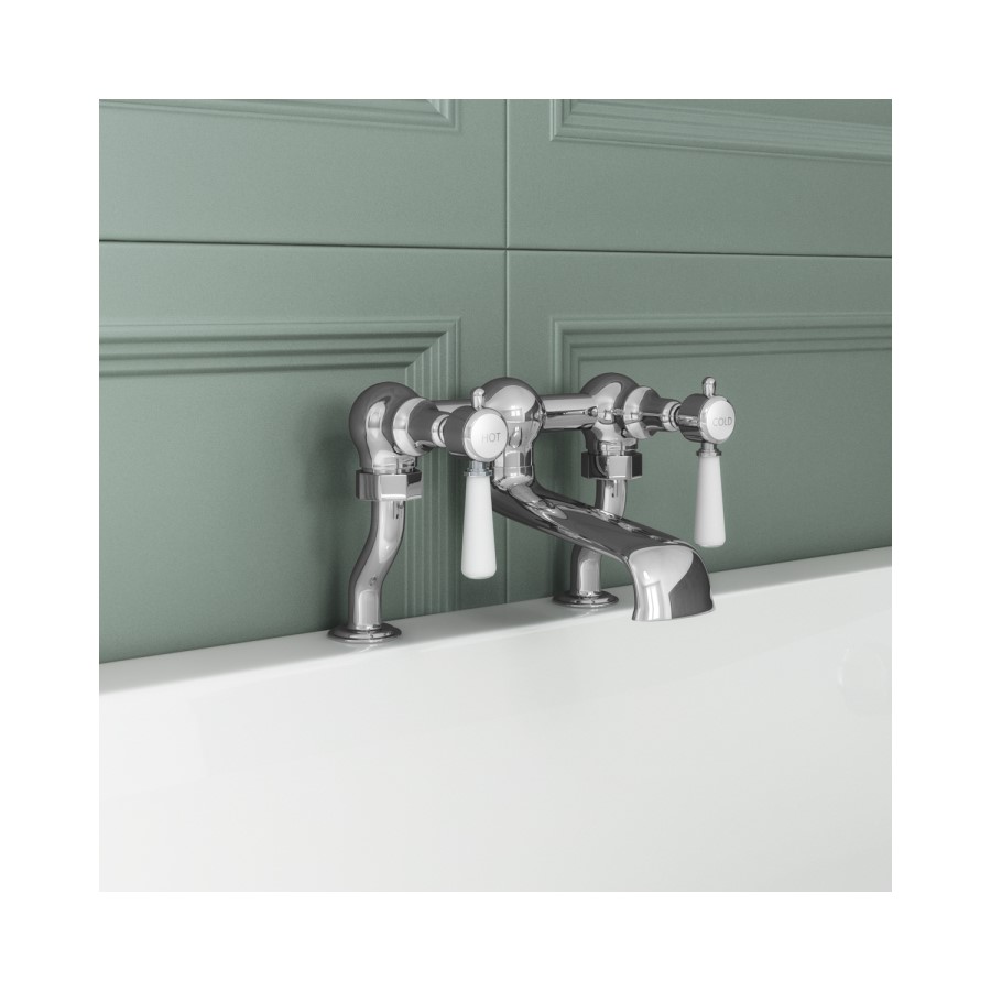 Chrome Bath Mixer Tap - Helston