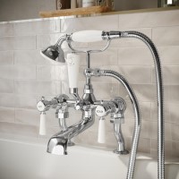 Chrome Bath Shower Mixer Tap - Helston