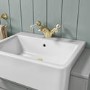 GRADE A1 - Gold Basin Mixer Tap - Helston