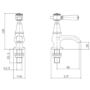 ONLY OPENED - Gold Basin Pillar Taps - Helston