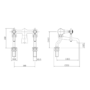 Gold Bath Mixer Tap - Helston