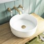 Wall Mounted Gold Basin Mixer Tap - Helston
