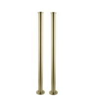 GRADE A2 - Brushed Gold Stand Pipes - Helston GRADE A2 - Brushed Gold Stand Pipes - Helston