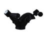 GRADE A2 - Black Basin Mixer Tap - Helston