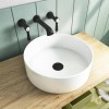 GRADE A1 - Black Wall Mounted Basin Mixer Tap - Helston