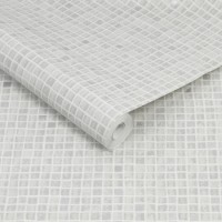 Grey Mosaic Tile Wallpaper - Contour Antibac