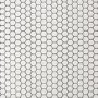 White Hexagon Lattice Wallpaper - Contour Antibac