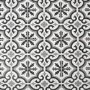 Black & White Moroccan Tile Effect Wallpaper - Contour Antibac