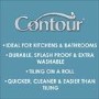 Grey Moroccan Tile Wallpaper - Contour