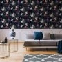 Navy Floral Wallpaper - Easy Superfresco