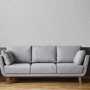 Silver & White Art Deco Wallpaper - Easy Superfresco