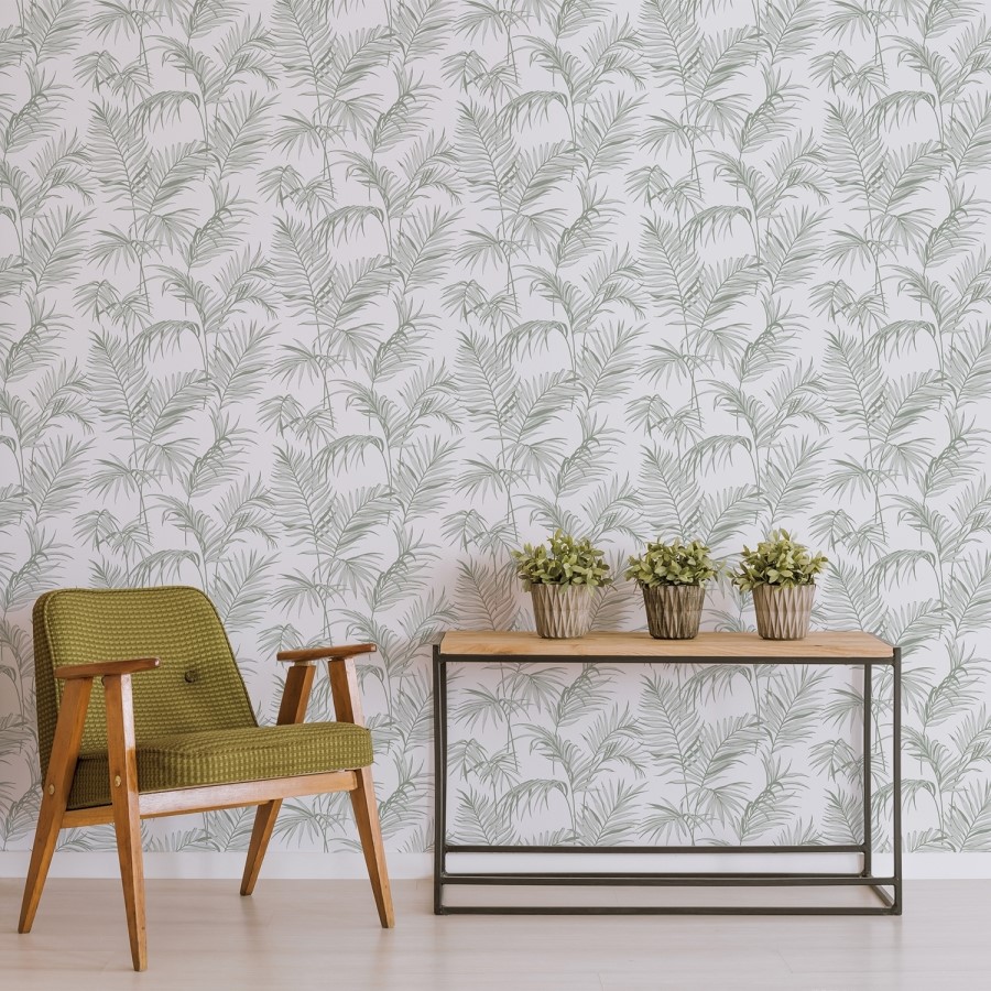 Green Palm Leaves Superfresco Easy Wallpaper