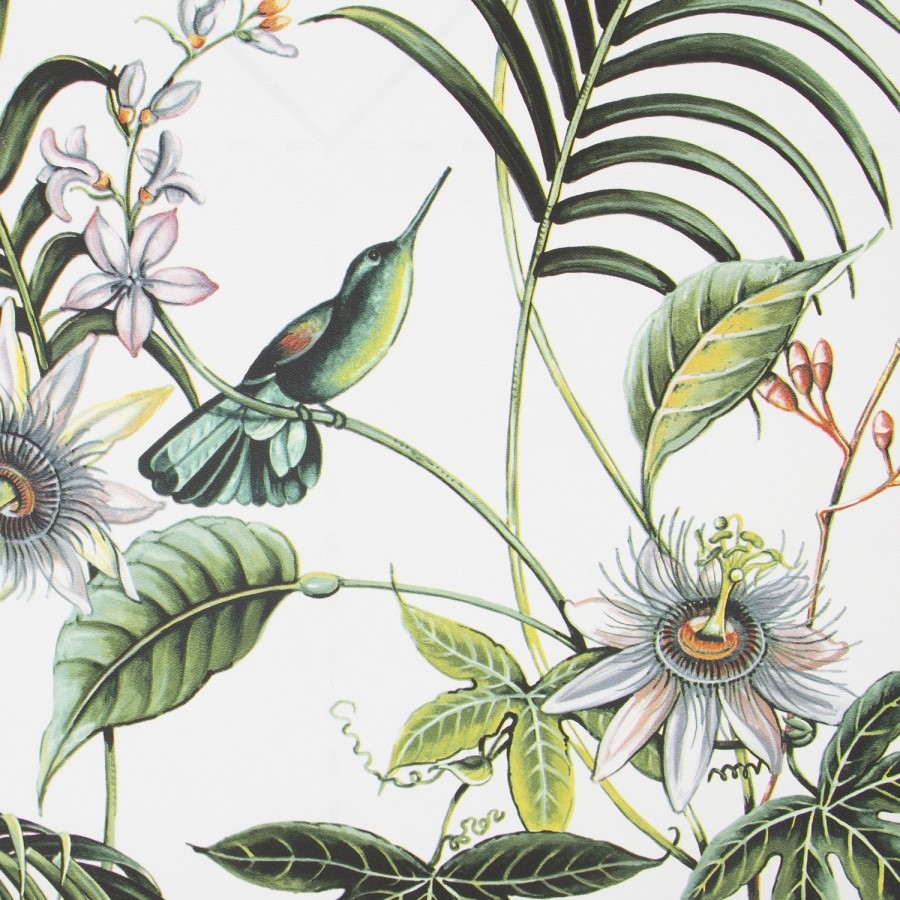 White & Green Tropical Superfresco Easy Wallpaper