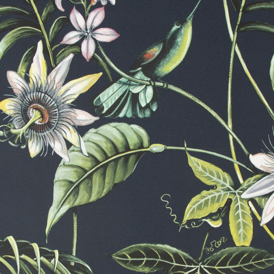Black & Green Tropical Superfresco Easy Wallpaper