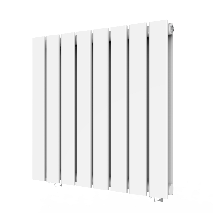 GRADE A1 - White Horizontal Double Panel Radiator 600 x 608mm - Mojave