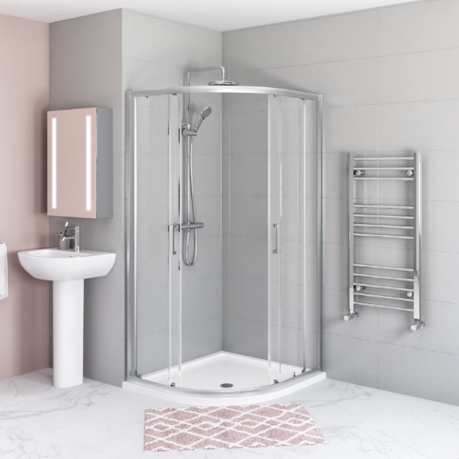 GRADE A1 - 800 Quadrant Shower Enclosure- Carina