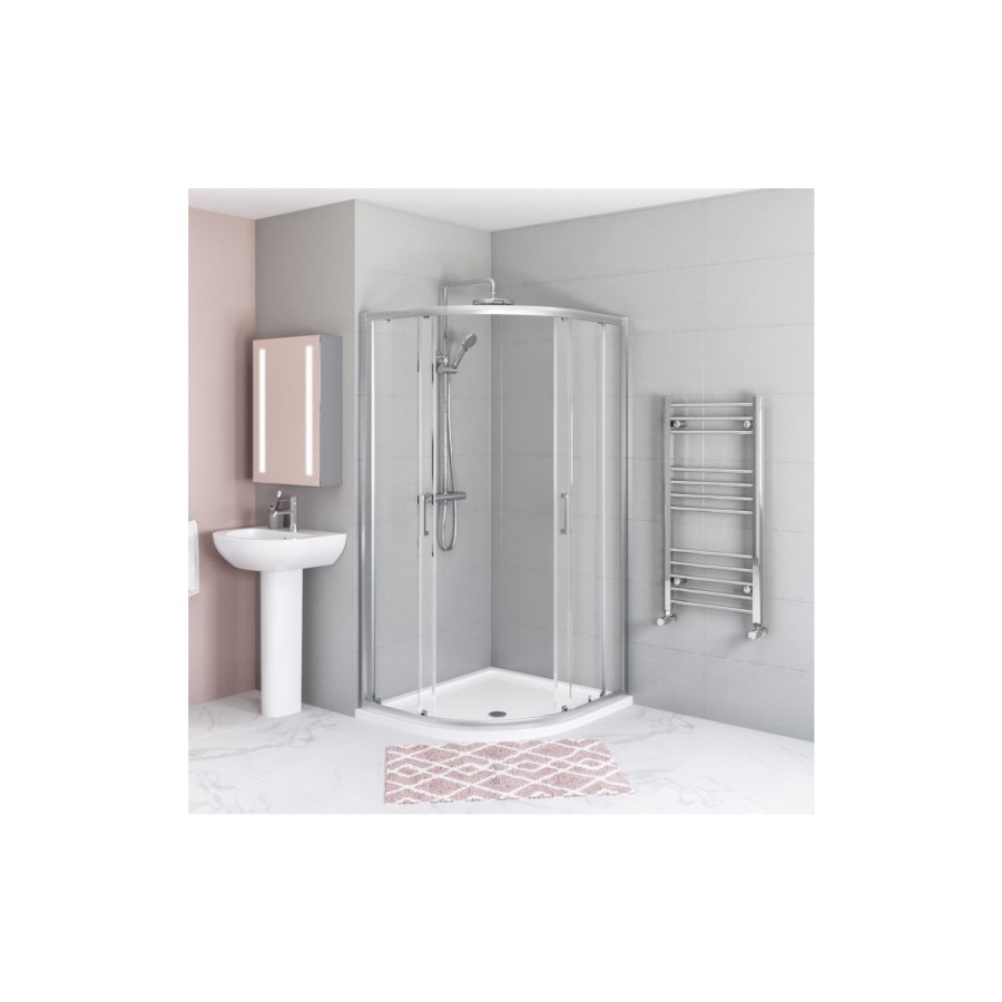 GRADE A1 - Carina 900x900mm 6mm Quadrant Enclosure