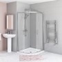 GRADE A1 - Carina 900x900mm 6mm Quadrant Enclosure