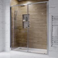 1600mm Sliding Shower Door 6mm Glass-Carina