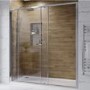 1600mm Sliding Shower Door 6mm Glass-Carina