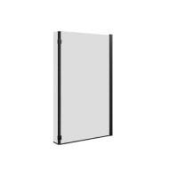 Lomax L Shape 1450mm 6mm Matt Black Bath Screen Lomax L Shape 1450mm 6mm Matt Black Bath Screen