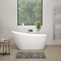 GRADE A2 - Freestanding Single Ended Slipper Bath 1520 x 710mm - Design