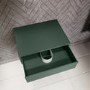 600mm Green Wall Hung Countertop Shelves - Lugo