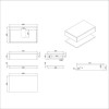 GRADE A1 - 800mm Green Wall Hung Countertop Basin Shelf - Lugo