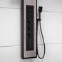 Luni Grey Stone Effect Shower Tower