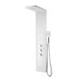 Luni White Marble Effect Shower Tower