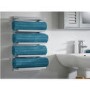GRADE A1 - Chrome 5 tier wall mounted towel rack
