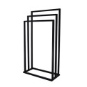 BeBa_28185 Black 3 Tier Free Standing Towel Rack