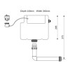 GRADE A1 - Dual Flush Concealed Cistern