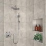 GRADE A1 - Chrome Push Button 2 Function Shower - Vance