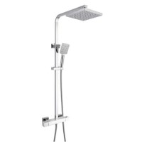 GRADE A1 - Koto Square Cool Touch Thermostatic Shower Set