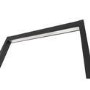 GRADE A1 - Black Outdoor Shower with Wood Effect Base - Zen