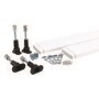GRADE A1 - 1300-1700mm Leg & Panel Shower Tray Riser Kit Pack - White
