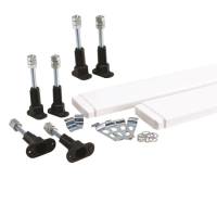 100mm High Riser Kit Pack for Offset Quadrant Shower Tray - White 100mm High Riser Kit Pack for Offset Quadrant Shower Tray - White