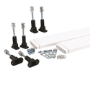 100mm High  Riser Kit Pack for Offset Quadrant Shower Tray - White