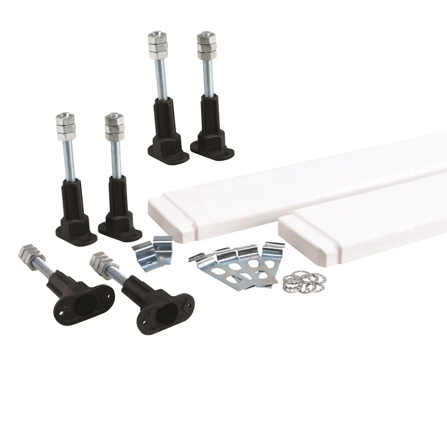 Shower Base Riser 100mm High Riser Kit Pack for Offset Quadrant Shower Tray - White ...
