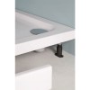 GRADE A1 - Offset Quads Leg &amp; Panel Shower Tray Riser Kit Pack - White