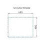 Single Bowl Inset Grey Composite Kitchen Sink with Reversible Drainer - Essence Amelia