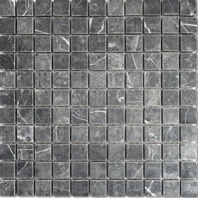 Thorus Black Wall/Floor Mosaic Tile