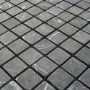 Thorus Black Wall/Floor Mosaic Tile