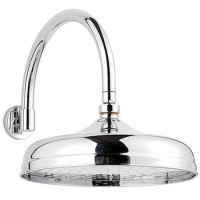 Fixed 300mm Apron Shower Head & Wall Arm 