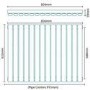 Revive 630 x 825mm Single Panel Designer Radiator